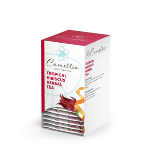 Camellia Tropical Hibiscus Herbal Hot Tea Packets